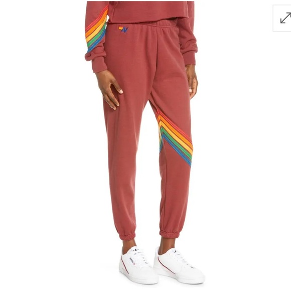 Aviator Nation Chevron Stripe Joggers - Picture 2 of 11